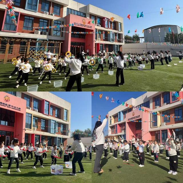 亲子齐运动快乐共成长——西安市灞桥区三殿中心幼儿园亲子运动会活动(图3)