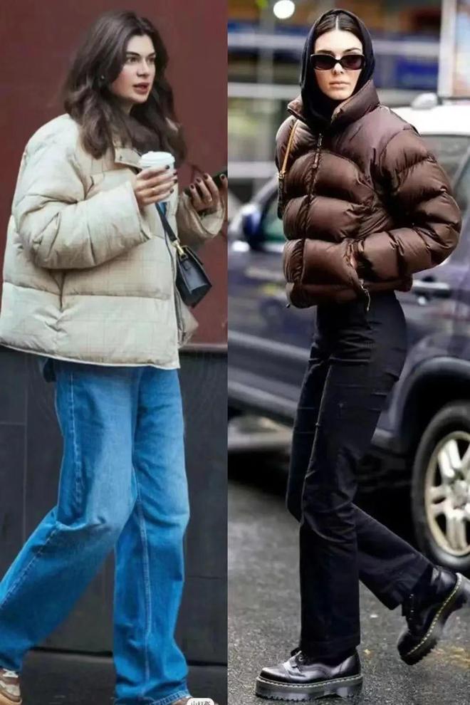 原来“羽绒服”也能穿出时尚感！看这16套街拍造型太炫酷(图1)