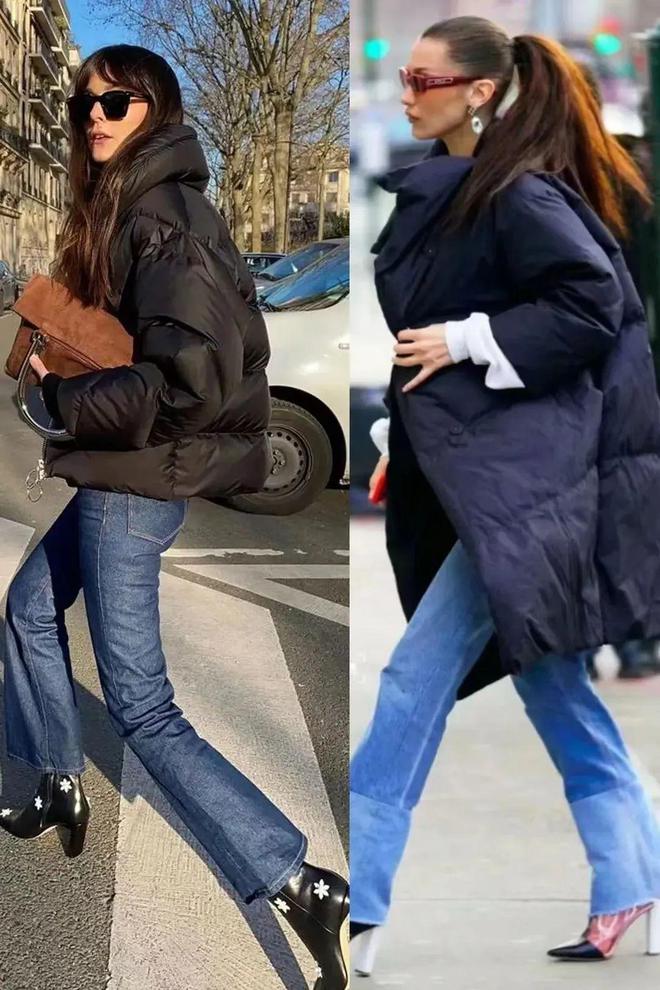 原来“羽绒服”也能穿出时尚感！看这16套街拍造型太炫酷(图5)