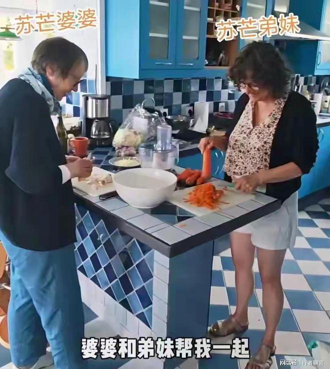 苏芒住丈夫的法国大别墅给丈夫家15口人做饭跟普通主妇没差别(图8)