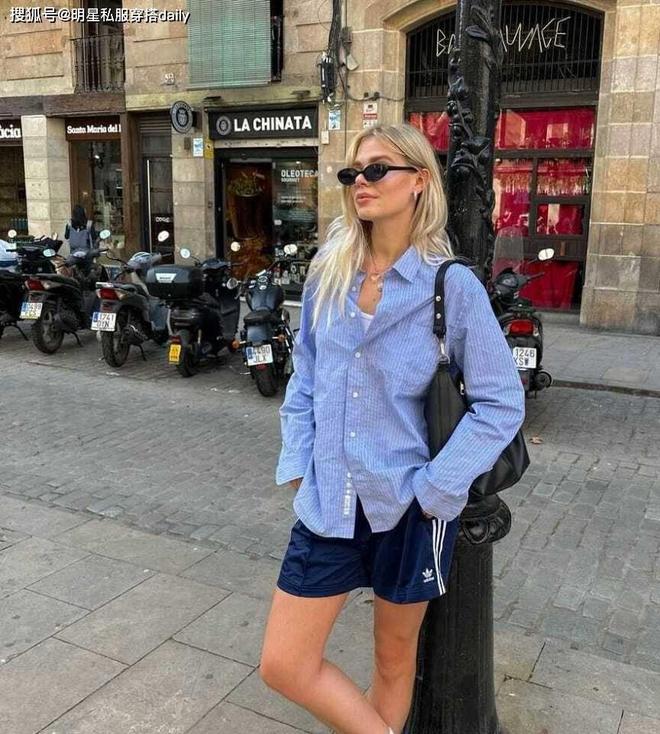 2024夏季运动短裤推荐！像赵露思短裤轻松切换“下班健身模式”！(图4)