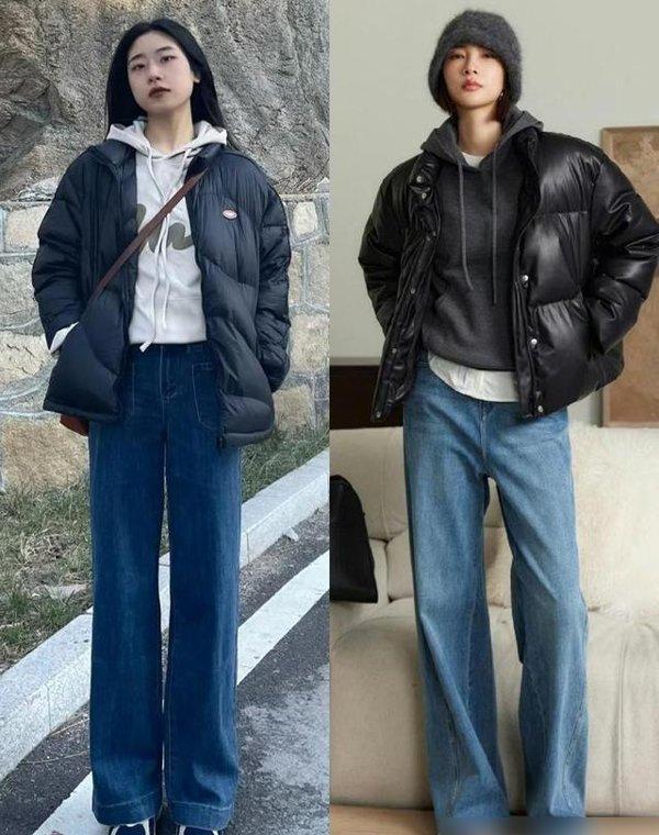 冬天穿“短款”羽绒服记住这四个搭配公式轻松变时髦又显腿长(图4)