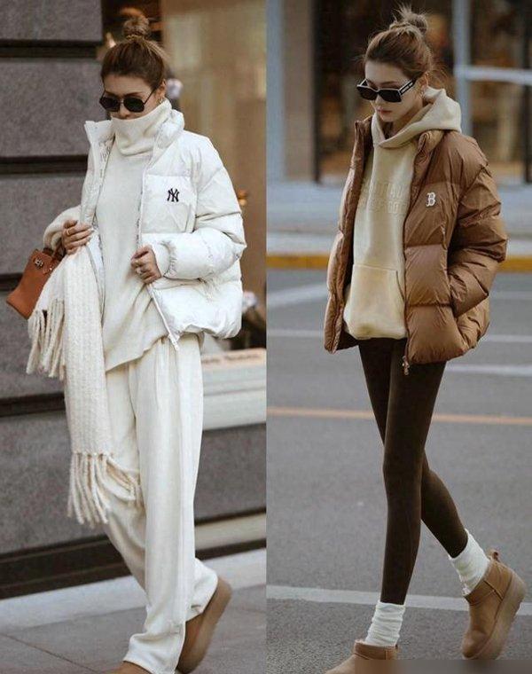 冬天穿“短款”羽绒服记住这四个搭配公式轻松变时髦又显腿长(图3)
