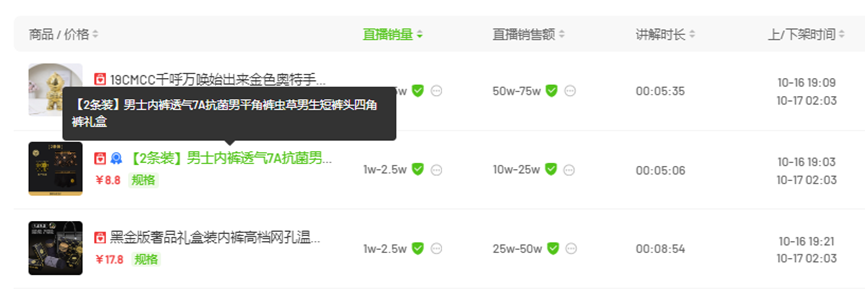 “澳门COCO姐”被多平台禁言!曾凭借88元两条虫草内裤月销250万(图6)